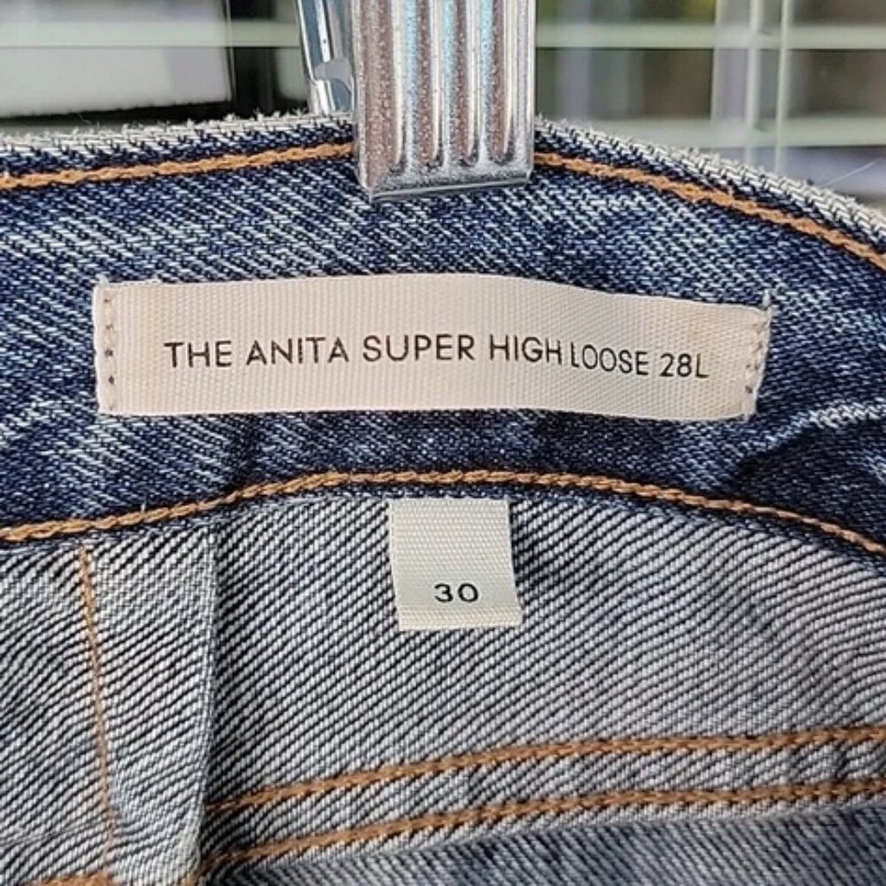 Aritzia Denim Forum The Anita Super High Loose Size 30 - Picture 4 of 5